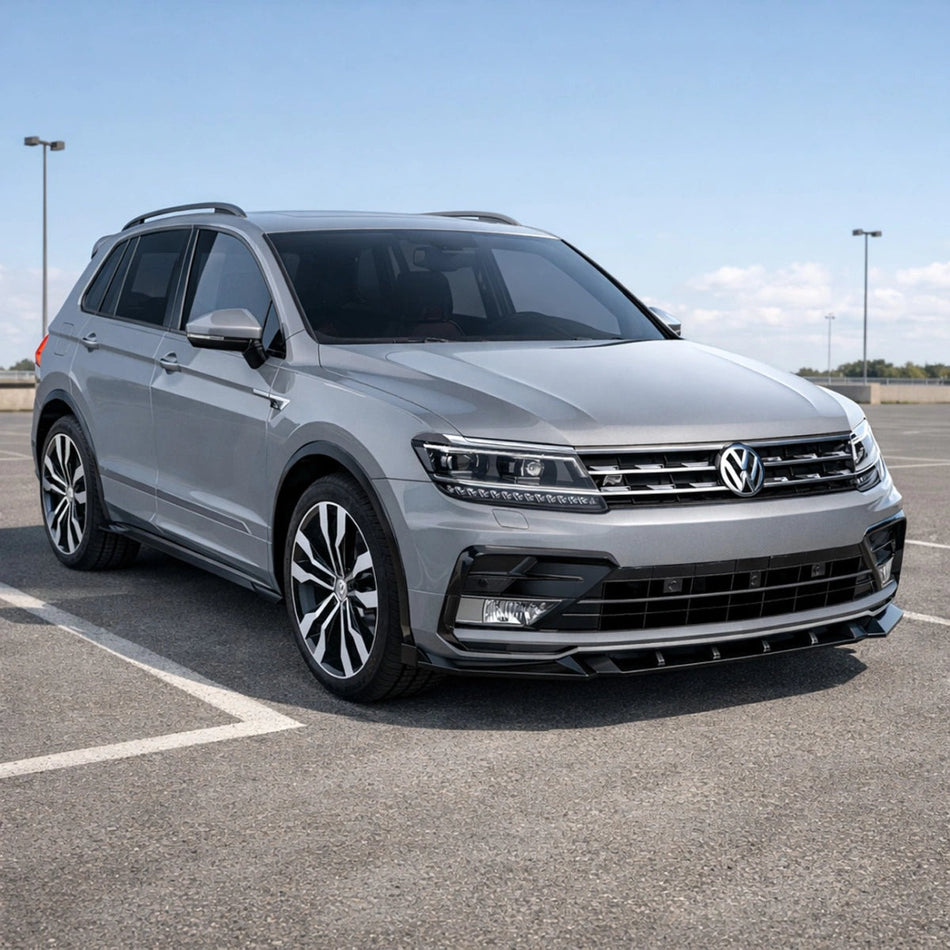 Apex Aero Design Side Skirts (Gloss Black ABS) – Sport Styling for Volkswagen Tiguan Mk2 R-Line (2015-2020)