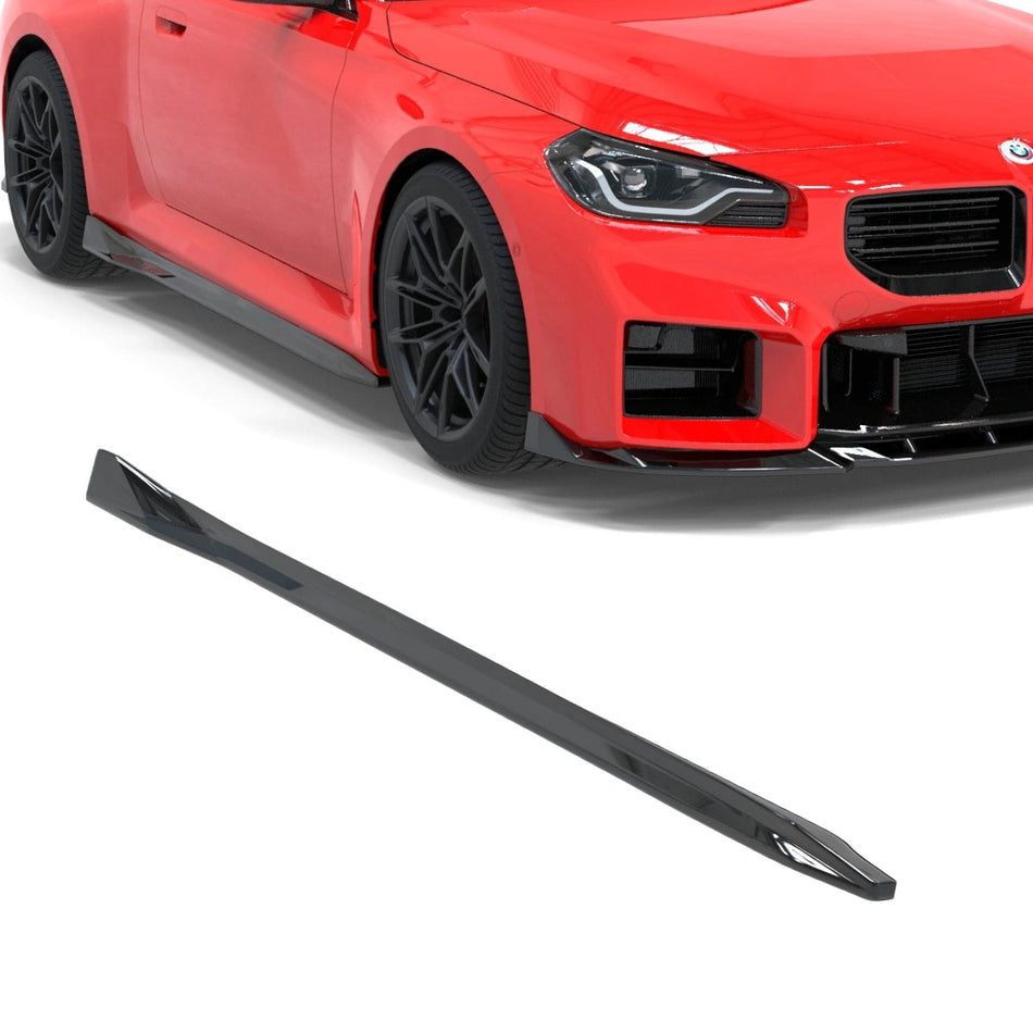 Apex Aero Design Side Skirt Kit 2 Pieces (Gloss Black ABS) – Aerodynamic Upgrade for BMW M2 G87 (2023+)