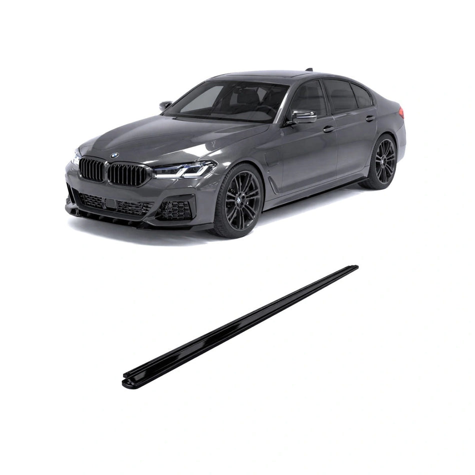 Apex Aero Design SS-AAD-021 Side Skirt Set (2 Pieces, Gloss Black) – Styling Upgrade for BMW 5 Series G30 G31 M-Pack (2017-2023)