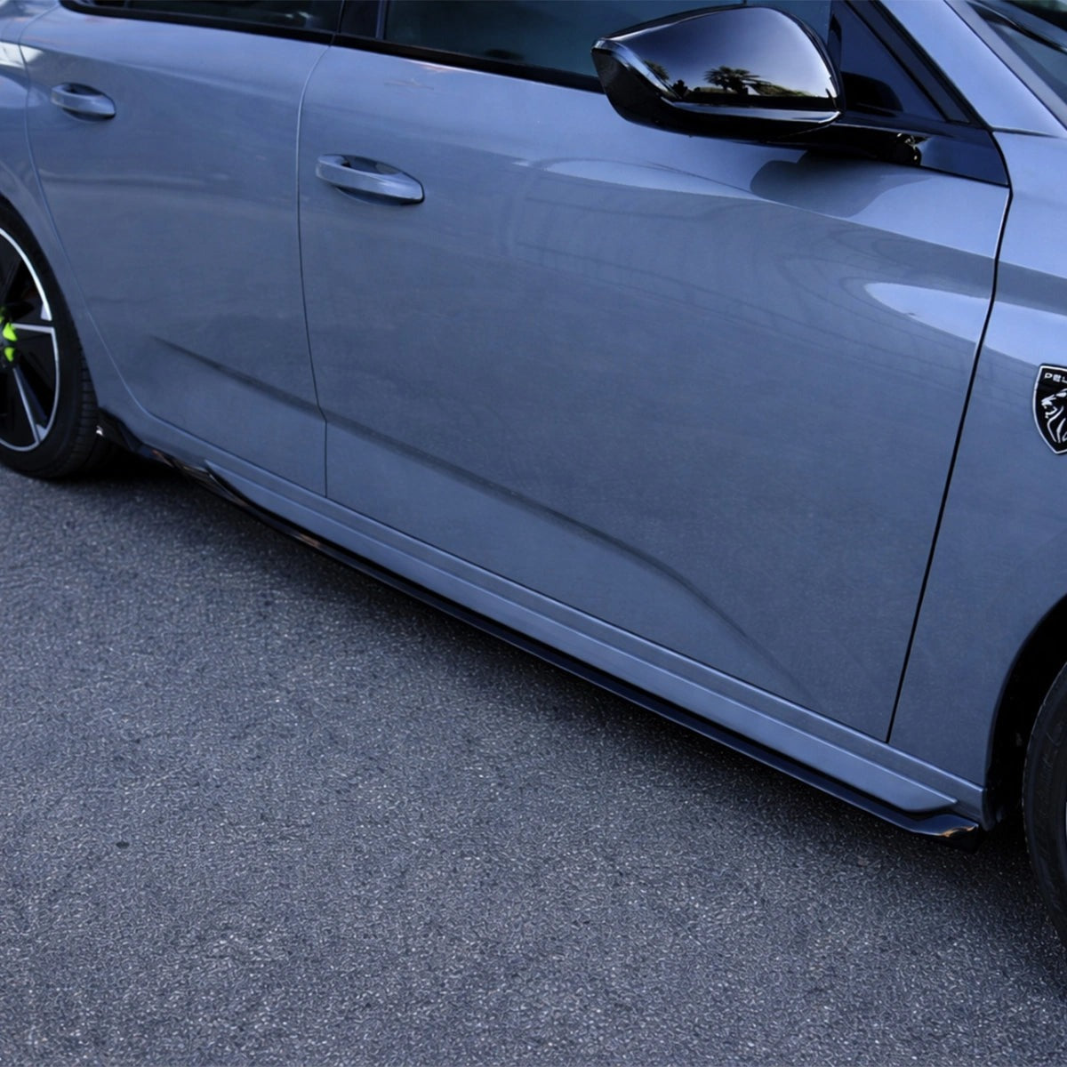 Apex Aero Design Side Skirts Gloss Black (Premium ABS) – Sport Style for Peugeot 308 GT Mk3 Hatchback & SW (2021+)