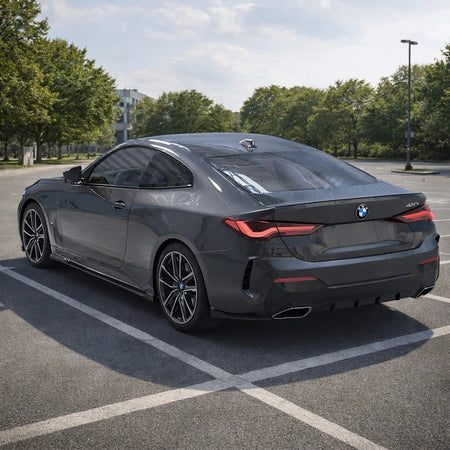 Taloneras Apex Aero Design (ABS Negro Brillante) – Estética Motorsport para BMW Serie 4 Coupé G22-G23 (2020-2024)