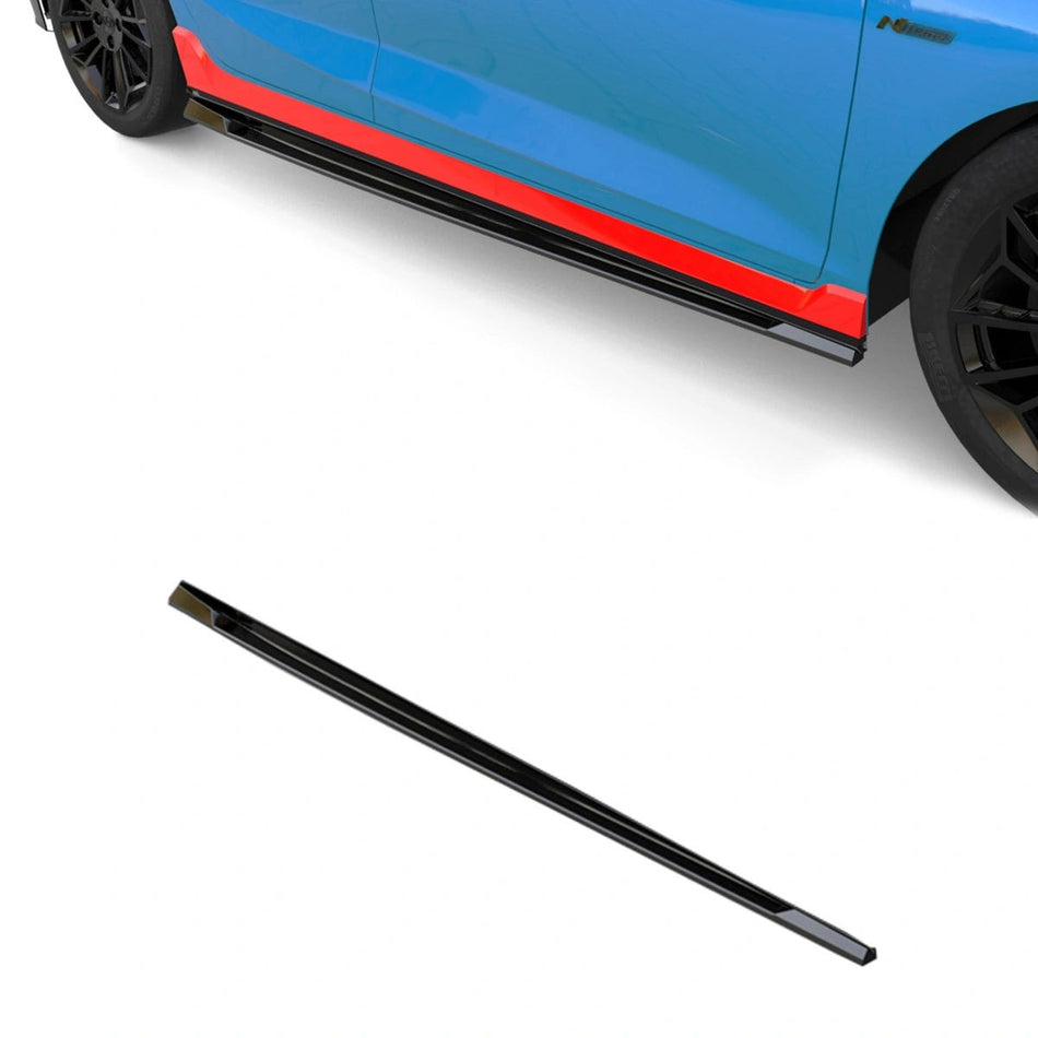 Apex Aero Design Side Skirt Kit 2 Pieces (Gloss Black) – Style and Aerodynamic Upgrade for Hyundai i20N (2020-2024)