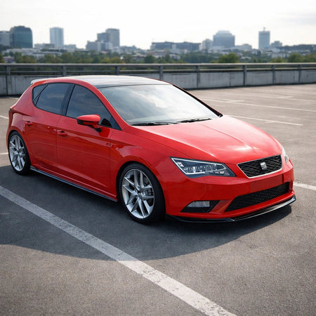 Apex Aero Design Taloneras (ABS Negro Brillante) – Estética Deportiva para Seat Leon FR - Cupra - Standard Mk3 - Mk3 Facelift (2012-2020)