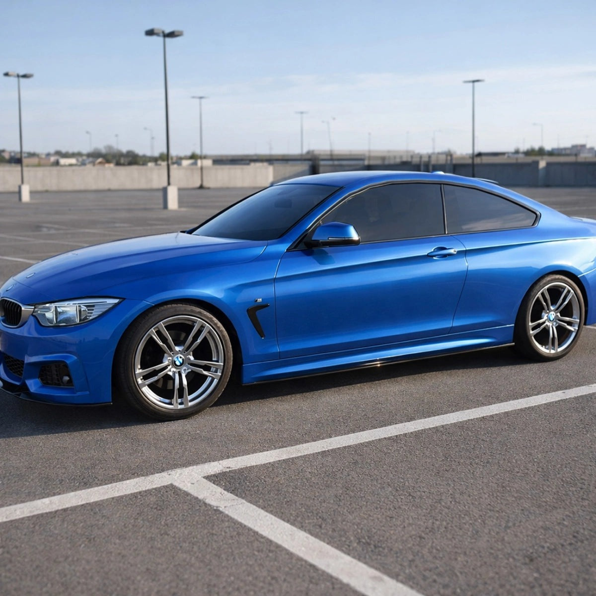 Taloneras Apex Aero Design (ABS Negro Brillante) – Estética Motorsport para BMW Serie 4 F32-F36-F33 M-Pack (2013-2020)