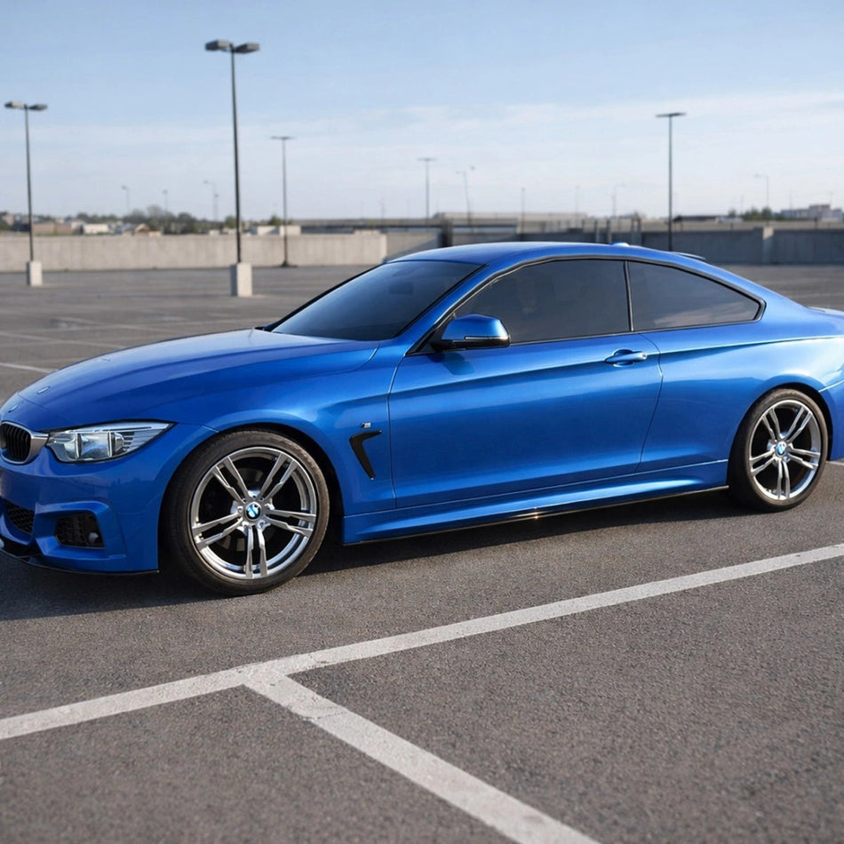 Apex Aero Design Side Skirts (Gloss Black ABS) – Motorsport Styling for BMW 4 Series F32-F36-F33 M-Pack (2013-2020)