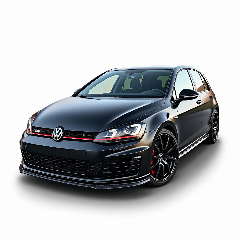 Carbon fiber front lip for VW Golf GTI