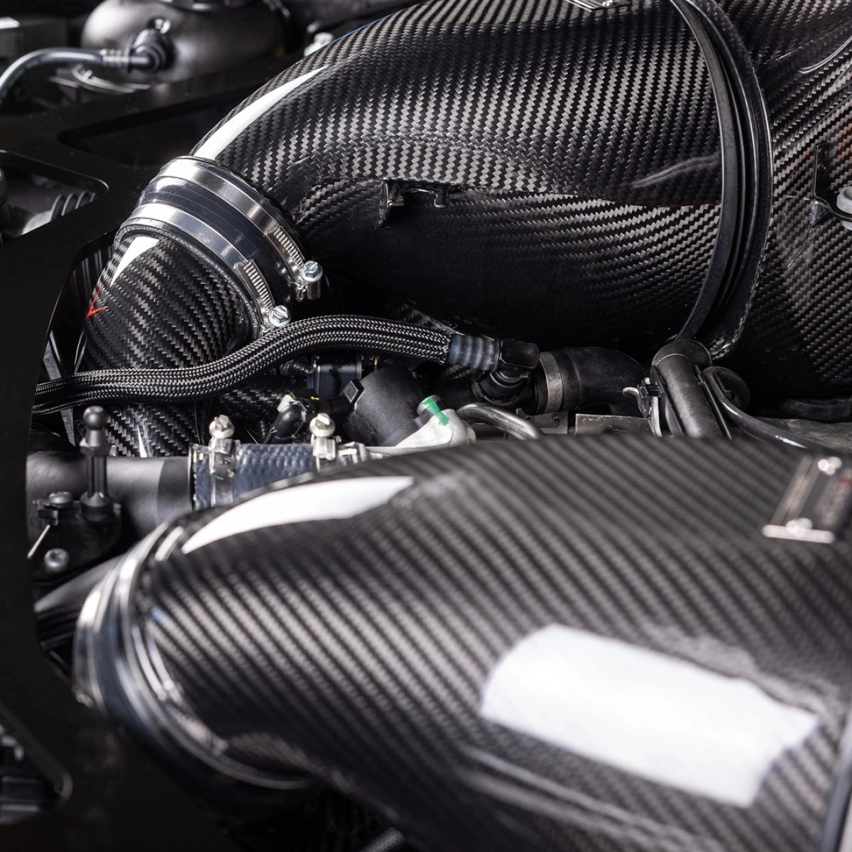 Turbo Inlet Fibra de Carbono Eventuri BMW X5M / XM - Eventuri