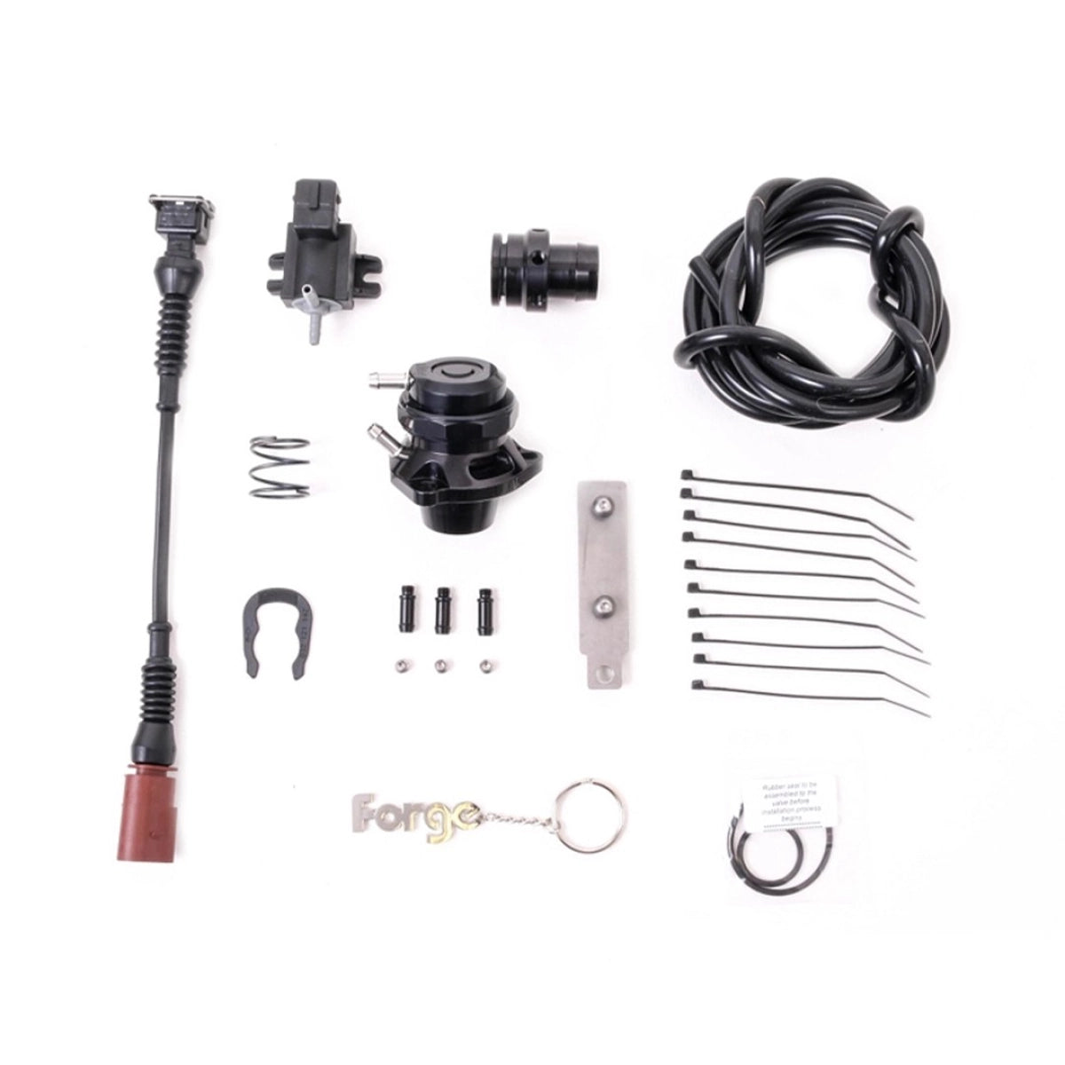 Válvula de Descarga Silenciosa Forge Motorsport VW Golf 6R/5 GTI Audi S3 8P Leon Cupra 1P - Negra - Forge Motorsport