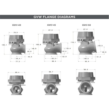 Válvula de Descarga Garrett GVW-45 Wastegate Externa Negra (45mm) 908828-0003 - Garrett Motion