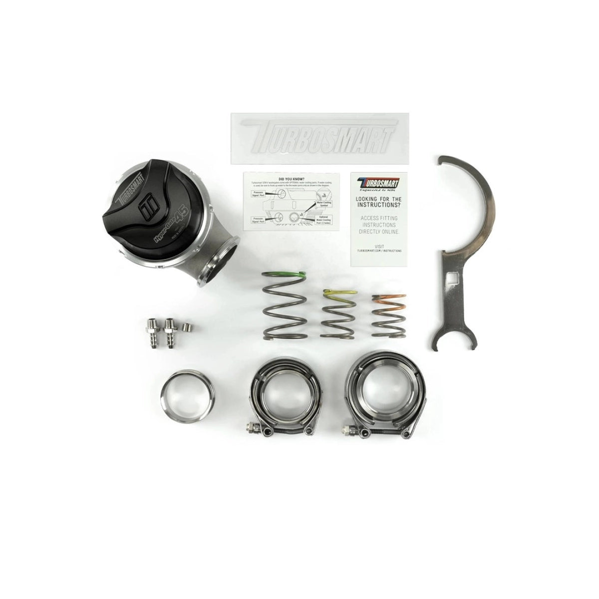 Válvula de Descarga Externa Turbosmart GenV HyperGate45 14psi Negra - Turbo Smart