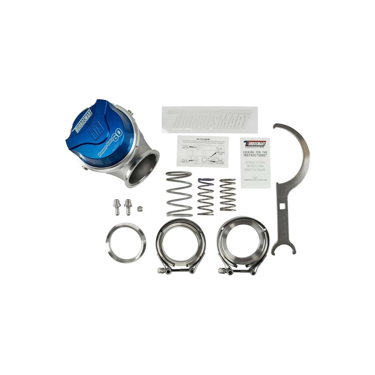Válvula de Descarga Externa Turbosmart GenV PowerGate60 14psi Azul - Turbo Smart
