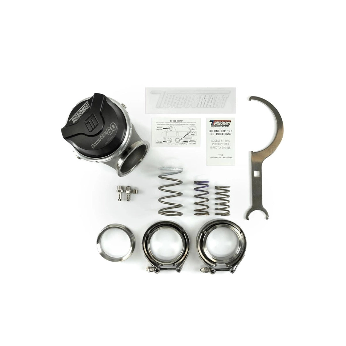 Válvula de Descarga Externa Turbosmart GenV PowerGate60 14psi Negra - Turbo Smart