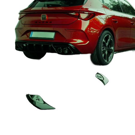 Apex Aero Design Rear Side Splitters - Cupra Leon Mk1 (2020-2024+)