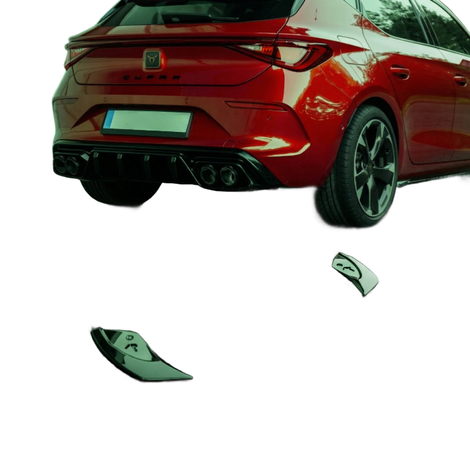 Apex Aero Design Rear Side Splitters - Cupra Leon Mk1 (2020-2024+)
