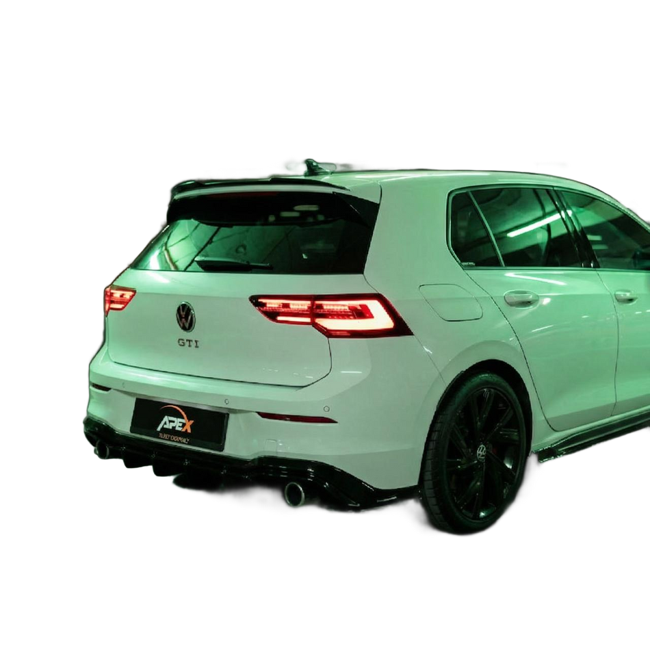 Apex Aero Design 7-piece body kit for Volkswagen Golf Mk8 GTI, gloss black