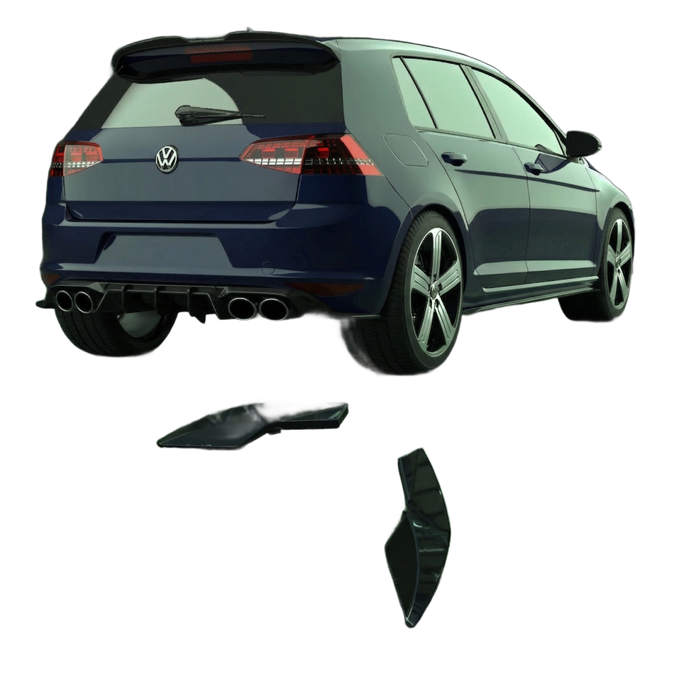 Apex Aero Design Rear Side Splitter for Volkswagen Golf Mk7.5 R