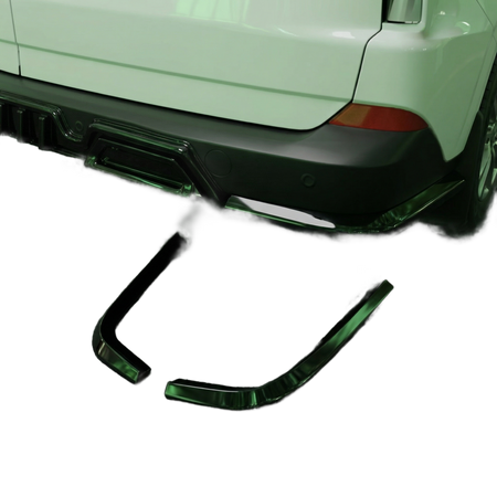 Apex Aero Design gloss black rear side splitter for Ford Transit Custom Mk2