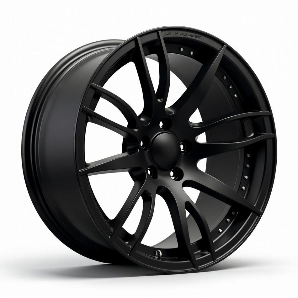 MSW 18 inch matte black forged alloy rims