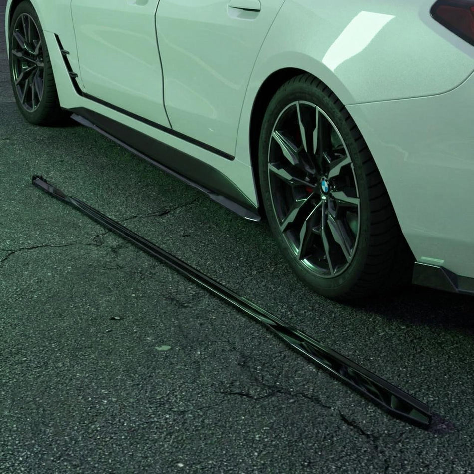Apex Aero Design BMW 4 Series G26 Gran Coupe (2021+) Side Skirts (Gloss Black) – Sport Style for BMW