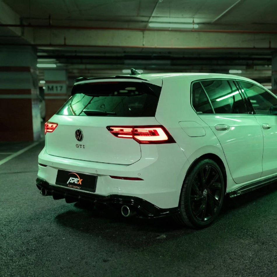 Apex Aero Design 7-Piece Body Kit (Gloss Black ABS) – Sport Styling for Volkswagen Golf Mk8 GTI (2020-2024)